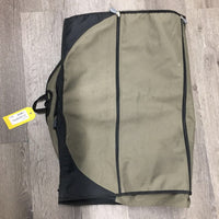 Hvy Garment Bag, Zipper *vgc, mnr stains, discolored tabs, older
