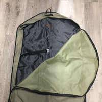 Hvy Garment Bag, Zipper *vgc, mnr stains, discolored tabs, older
