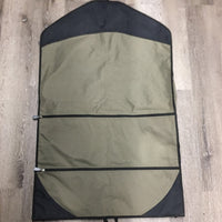 Hvy Garment Bag, Zipper *vgc, mnr stains, discolored tabs, older

