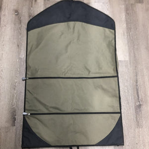 Hvy Garment Bag, Zipper *vgc, mnr stains, discolored tabs, older