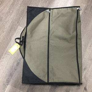 Hvy Garment Bag, Zipper *vgc, mnr stains, discolored tabs, older