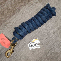 Nylon Lead Rope *gc/fair, rubs, frays, mnr hair, faded, frayed end
