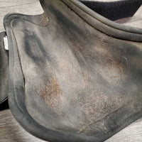 Open Front Boots *gc/fair, 1 squished, v.dirty, scratches, hairy
