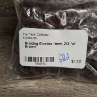 Braiding Elastics *new, 2/3 full