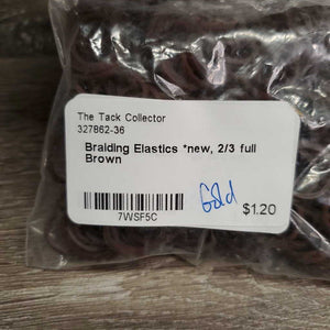 Braiding Elastics *new, 2/3 full
