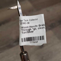 Wood Handle Braiding Pull Through *gc, clean, rubs, stains
