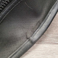 Leather Half Chaps, bag *gc/vgc, dirt, stains, thin spots, elastic: mnr stretched, snags & puckers *bag, torn seams`
