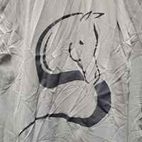 SS Polo Shirt, 1/4 Zip Up *vgc/gc, clean, mnr snags, loose threads & seam rubs
