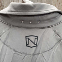 SS Polo Shirt, 1/4 Zip Up *vgc/gc, clean, mnr snags, loose threads & seam rubs