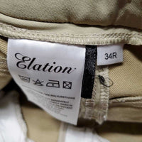 EuroSeat Breeches *gc, mnr pills, snags & rubs, discolored seat & legs, mnr undone stitching, seam puckers
