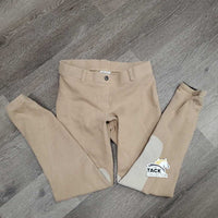 JUNIORS Hvy Cotton Breeches, Pull On *fair, many seam holes, seat: v.rubbed & pilly, dingy, rubs
