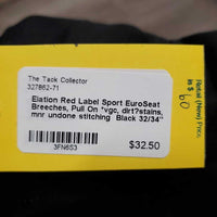 EuroSeat Breeches, Pull On *vgc, dirt?stains, mnr undone stitching
