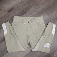 EuroSeat Breeches *fair/gc, undone/v.loose seams, seam puckers, inside: curled, pilly, threads, pulled tags, snags, stained seat/legs
