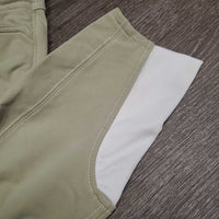 EuroSeat Breeches *fair/gc, undone/v.loose seams, seam puckers, inside: curled, pilly, threads, pulled tags, snags, stained seat/legs
