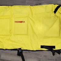 Thermotex Therapy Blanket & Neck, complete pads, cable, power source *gc, dirty, missing 1 buckle, smells, WORKS