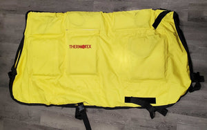 Thermotex Therapy Blanket & Neck, complete pads, cable, power source *gc, dirty, missing 1 buckle, smells, WORKS