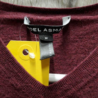 JUNIORS V Neck 100% Merino Wool Sweater *gc/fair, v.shrunk, hairy, rubs, pills
