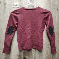 JUNIORS V Neck 100% Merino Wool Sweater *gc/fair, v.shrunk, hairy, rubs, pills