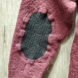 JUNIORS V Neck 100% Merino Wool Sweater *gc/fair, v.shrunk, hairy, rubs, pills
