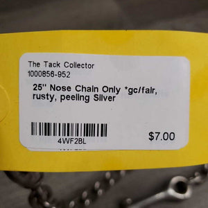 25" Nose Chain Only *gc/fair, rusty, peeling