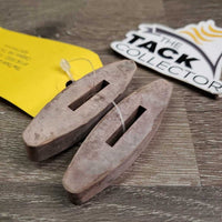2 Rubber Rein Stoppers *vgc, v.faded & discolored