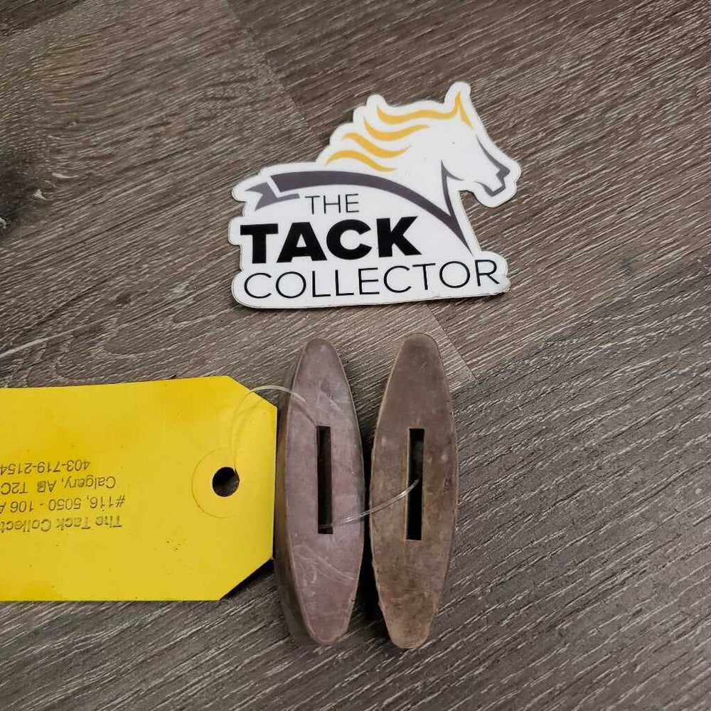 2 Rubber Rein Stoppers *vgc, v.faded & discolored