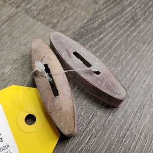 2 Rubber Rein Stoppers *vgc, v.faded & discolored