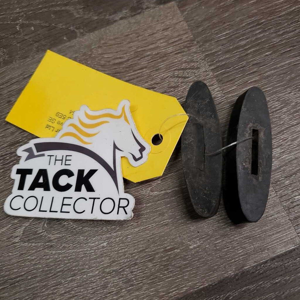 2 Rubber Rein Stopper *gc, faded, v.dirty/gunky
