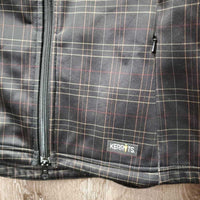 Fleece Lined Vest, zippers *vgc, stiff pocket zip, hairy fleece, mnr undone seam
