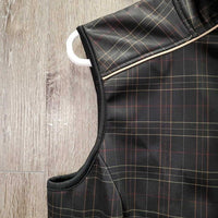 Fleece Lined Vest, zippers *vgc, stiff pocket zip, hairy fleece, mnr undone seam
