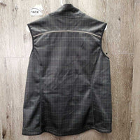 Fleece Lined Vest, zippers *vgc, stiff pocket zip, hairy fleece, mnr undone seam

