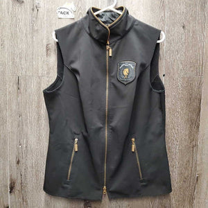 Fleece Lined Vest, Zipper *xc/vgc, hairy lining, pitt edge rubs/fading, mnr dirt?stains