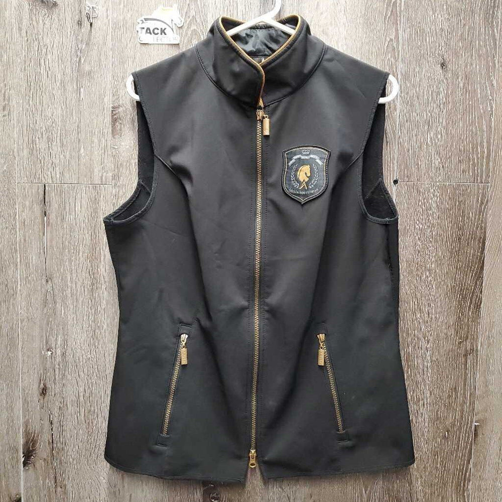 Fleece Lined Vest, Zipper *xc/vgc, hairy lining, pitt edge rubs/fading, mnr dirt?stains