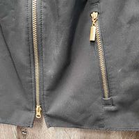 Fleece Lined Vest, Zipper *xc/vgc, hairy lining, pitt edge rubs/fading, mnr dirt?stains
