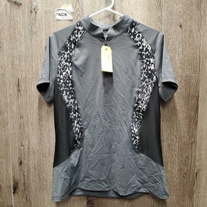 SS Technical Shirt, 1/3 Zip Up, Mesh Sides *xc