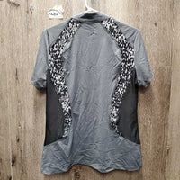 SS Technical Shirt, 1/3 Zip Up, Mesh Sides *xc