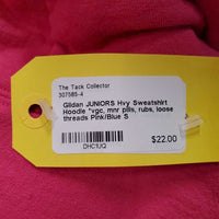 JUNIORS Hvy Sweatshirt Hoodie *vgc, mnr pills, rubs, loose threads