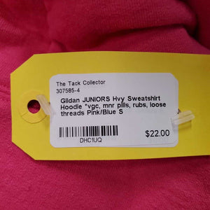JUNIORS Hvy Sweatshirt Hoodie *vgc, mnr pills, rubs, loose threads