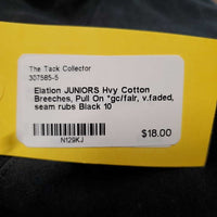 JUNIORS Hvy Cotton Breeches, Pull On *gc/fair, v.faded, seam rubs
