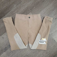JUNIORS Hvy Cotton Breeches, Pul on *gc, older, faded, rubs, dingy, mnr stains