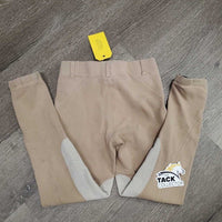 JUNIORS Hvy Cotton Breeches, Pul on *gc, older, faded, rubs, dingy, mnr stains
