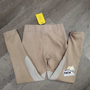 JUNIORS Hvy Cotton Breeches, Pul on *gc, older, faded, rubs, dingy, mnr stains