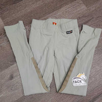 JUNIORS Light Riding Tight Breeches, Pull On *gc, seat & leg rubs & pills