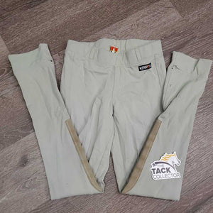 JUNIORS Light Riding Tight Breeches, Pull On *gc, seat & leg rubs & pills