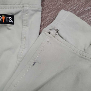 JUNIORS Light Riding Tight Breeches, Pull On *gc, seat & leg rubs & pills