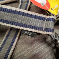 Nylon Halter, Fleece Lined, adj, snap *gc, stains, hairy, mnr dirt, dingy