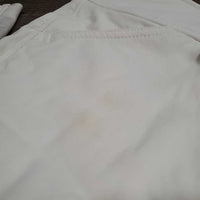 Hvy EuroSeat Breeches *vgc, stains, seam puckers, curled inside waist
