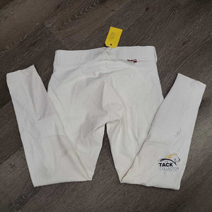Hvy EuroSeat Breeches *vgc, stains, seam puckers, curled inside waist