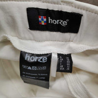 Hvy EuroSeat Breeches *vgc, stains, seam puckers, curled inside waist