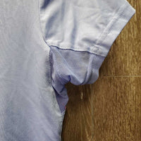 SS Sun Show Shirt, 1/1 Zip Up, mesh pits *vgc/gc, v.mnr stains, pits: pilly?linty, deodorant sparkles